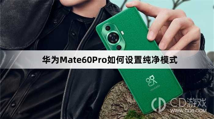 华为Mate60Pro设置纯净模式教程介绍_华为Mate60Pro如何设置纯净模式插图