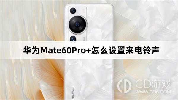 华为Mate60Pro+设置来电铃声教程介绍_华为Mate60Pro+怎么设置来电铃声插图