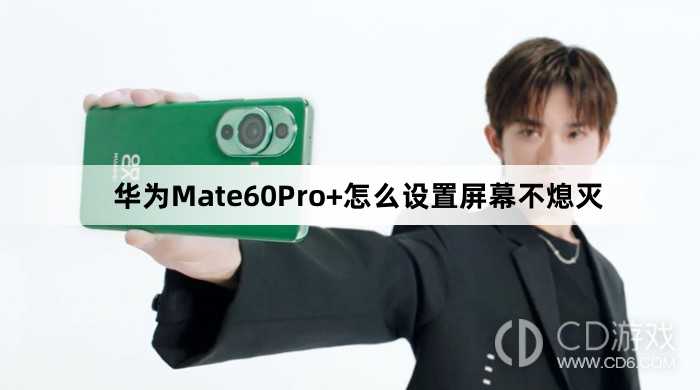 华为Mate60Pro+设置屏幕不熄灭教程介绍_华为Mate60Pro+怎么设置屏幕不熄灭插图