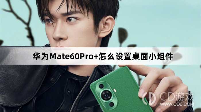 华为Mate60Pro+设置桌面小组件方法介绍_华为Mate60Pro+怎么设置桌面小组件插图