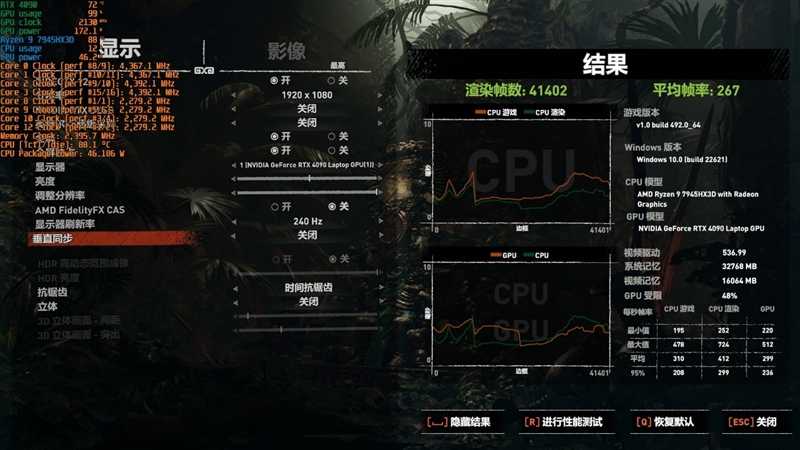 AMD锐龙9 7945HX3D游戏本首发评测：优势巨大！i9-14980HX来了也不一定能赢