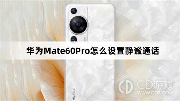 华为Mate60Pro设置静谧通话教程介绍_华为Mate60Pro怎么设置静谧通话插图