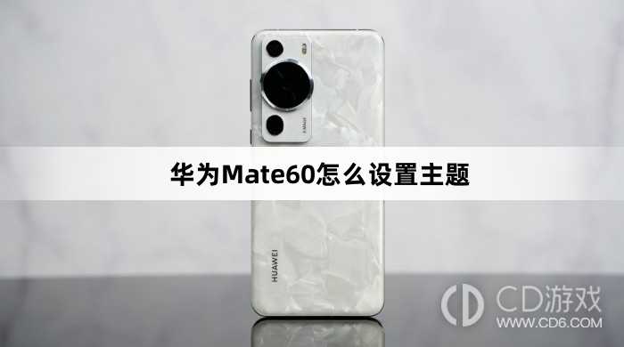 华为Mate60设置主题方法介绍?华为Mate60怎么设置主题插图