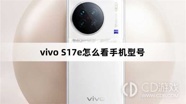 vivo S17e看手机型号方法?vivo S17e怎么看手机型号插图