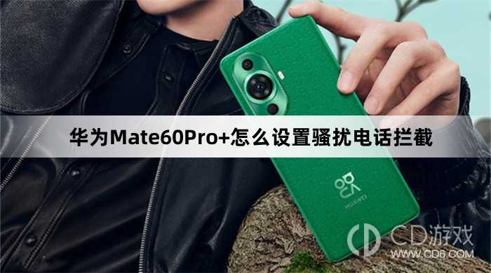 华为Mate60Pro+设置骚扰电话拦截教程介绍?华为Mate60Pro+怎么设置骚扰电话拦截插图