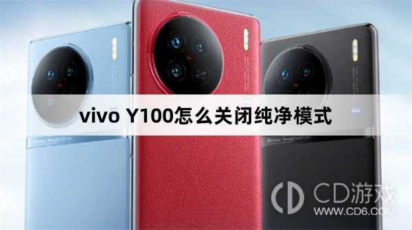 vivo Y100关闭纯净模式方法?vivo Y100怎么关闭纯净模式插图