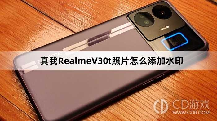 真我RealmeV30t照片添加水印方法?真我RealmeV30t照片怎么添加水印插图