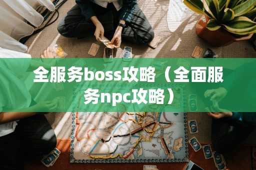 全服务boss攻略（全面服务npc攻略）