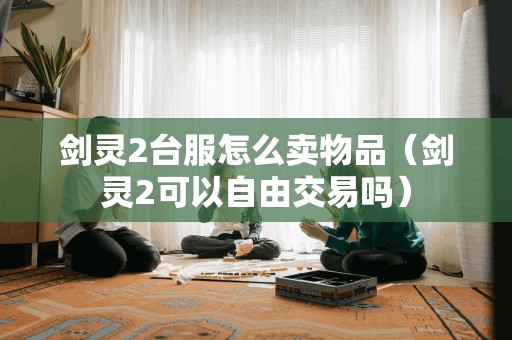 剑灵2台服怎么卖物品（剑灵2可以自由交易吗）