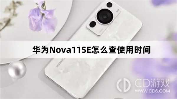 华为Nova11SE查使用时间方法介绍?华为Nova11SE怎么查使用时间插图