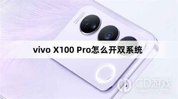 vivo X100 Pro开双系统方法?vivo X100 Pro怎么开双系统插图