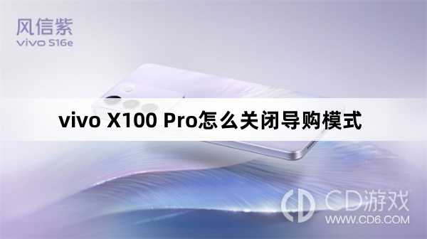 vivo X100 Pro关闭导购模式方法?vivo X100 Pro怎么关闭导购模式插图