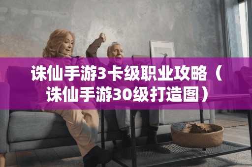 诛仙手游3卡级职业攻略（诛仙手游30级打造图）