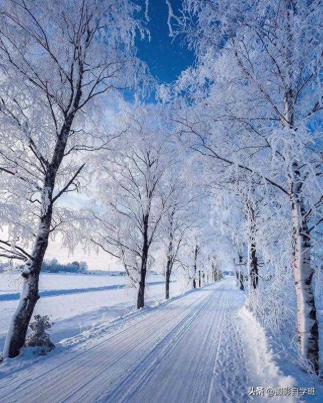 冬天雪景怎么拍好看，4句雪景摄影口诀，帮你拍美雪景照片插图