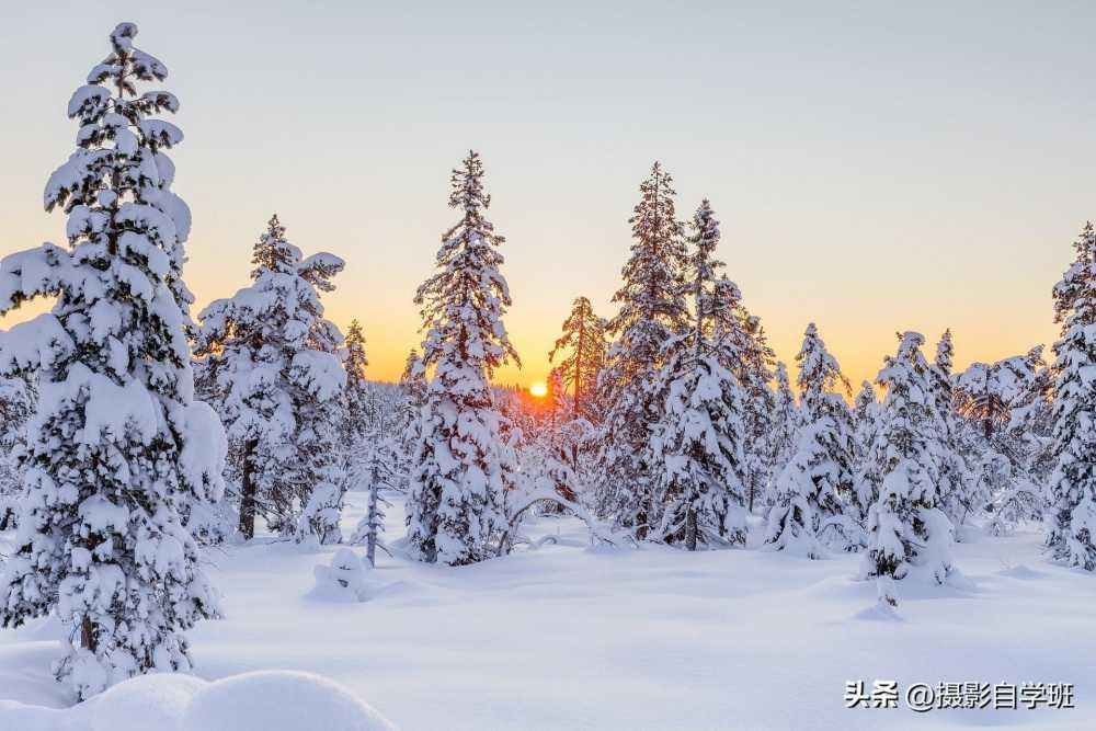 冬天雪景怎么拍好看，4句雪景摄影口诀，帮你拍美雪景照片插图16