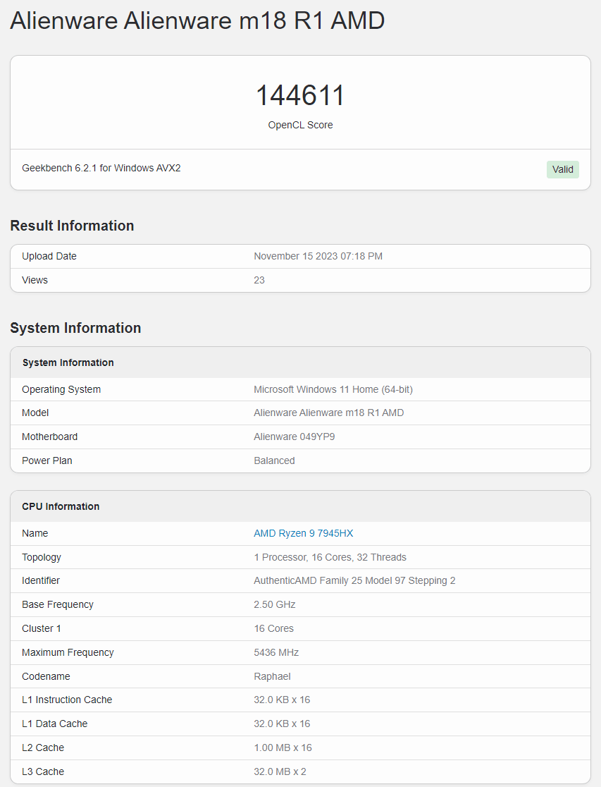 AMD RX 7900M GPU跑分多少?性能怎么样插图2