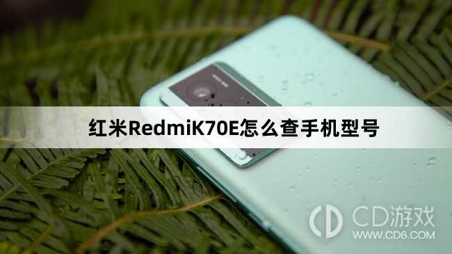 红米RedmiK70E查手机型号方法介绍?红米RedmiK70E怎么查手机型号插图