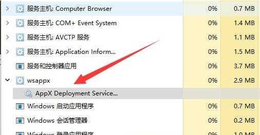 Win11系统wsappx占用内存高怎么办 Win11系统wsappx占用内存高解决方法插图2