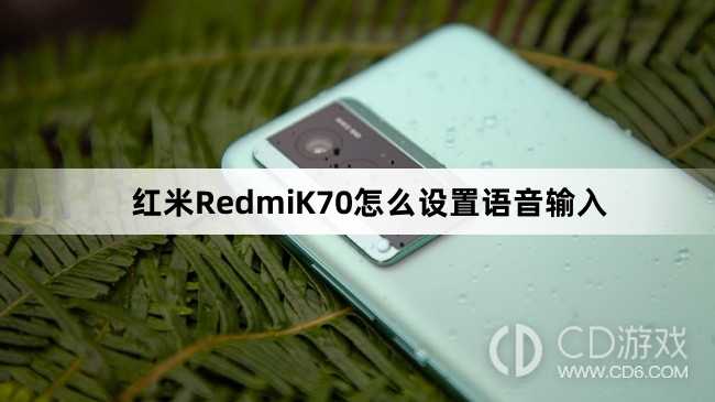 红米RedmiK70设置语音输入方法介绍?红米RedmiK70怎么设置语音输入插图