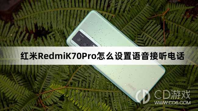 红米RedmiK70Pro设置语音接听电话方法介绍?红米RedmiK70Pro怎么设置语音接听电话插图