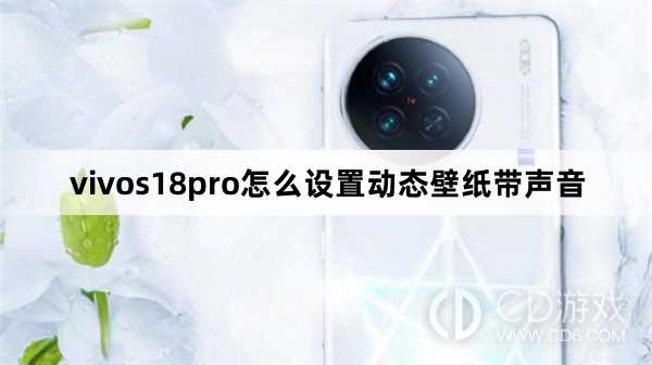 vivos18pro设置动态壁纸带声音方法?vivos18pro怎么设置动态壁纸带声音插图