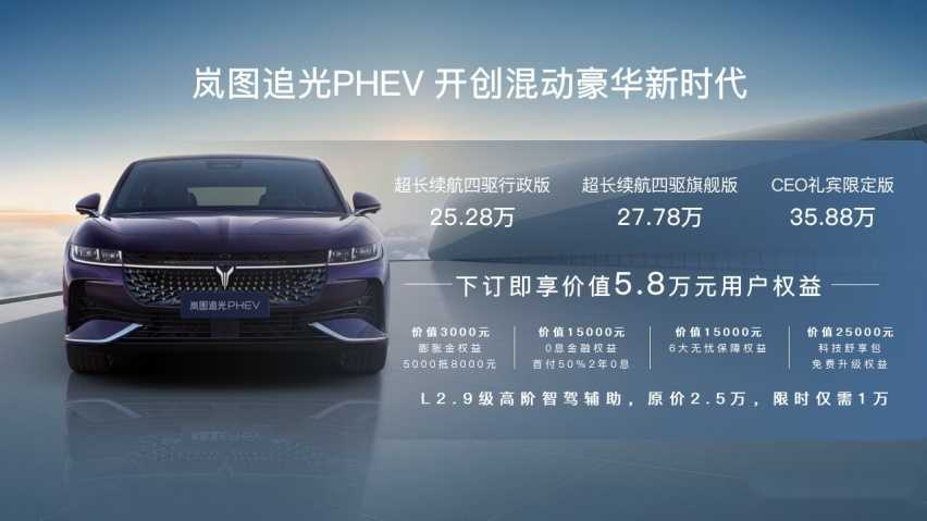 岚图追光PHEV25.28万元起正式上市插图4