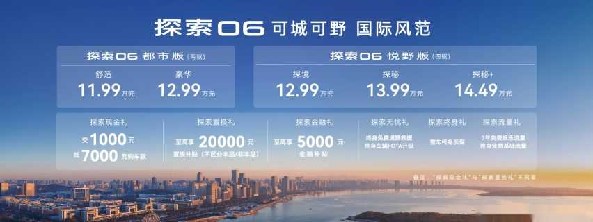 探索06都市版来袭！11.99万元起售，开启国际风范新定义！插图