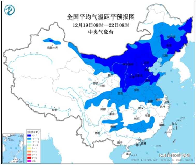 新一股冷空气上线中东部将有降温 山东局地有大暴雪