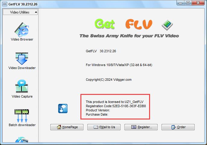 怎么免费注册安装Vdigger GetFLV PRO视频下载器插图28