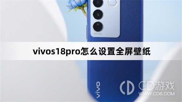 vivos18pro设置全屏壁纸方法?vivos18pro怎么设置全屏壁纸插图