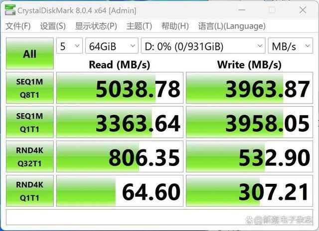 专为发烧友打造 铠侠EXCERIA PLUS极至光速G3 SD10固态硬盘详细测评插图12