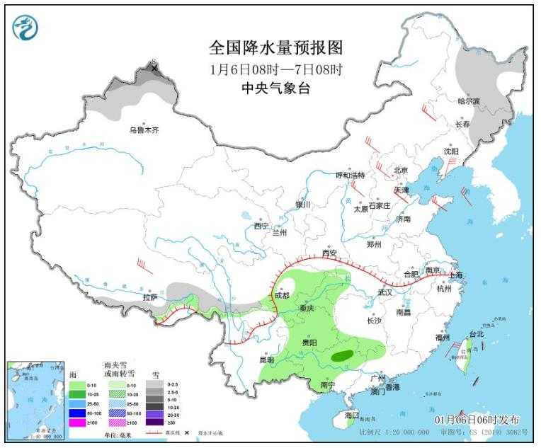 四川大雾天气持续 广西贵州湖南阴雨天气上线