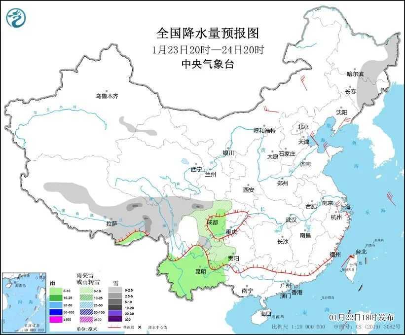 降雪如约而至范围仍将扩大 未来几日全国多地气温低迷