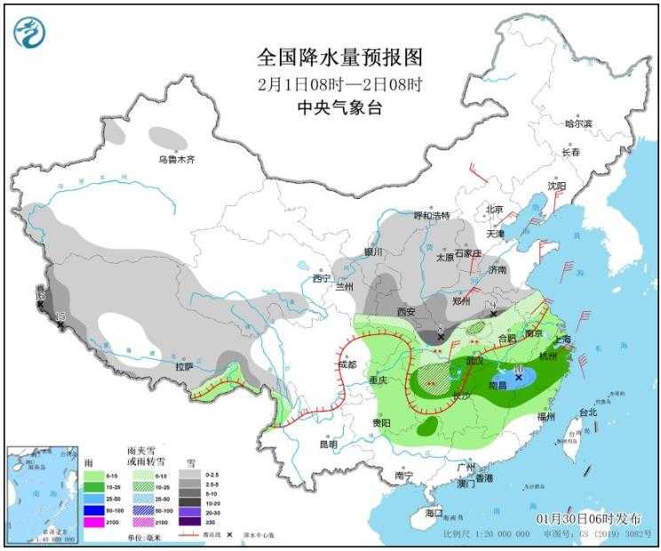 大范围雨雪天气来袭 中东部地区将有暴雨暴雪冻雨