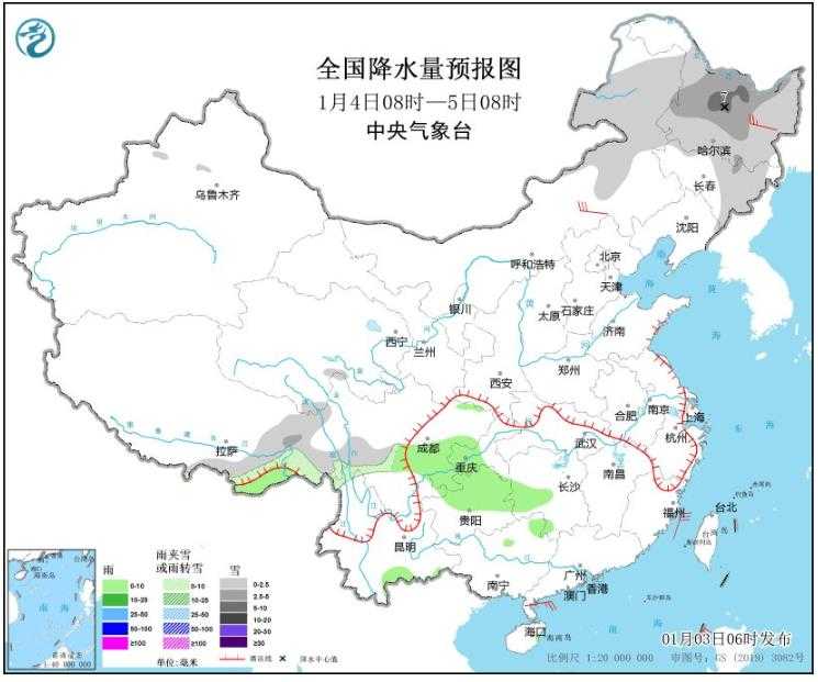 雾霾持续黄淮江淮局地将有重度霾 黑龙江局地大雪纷飞