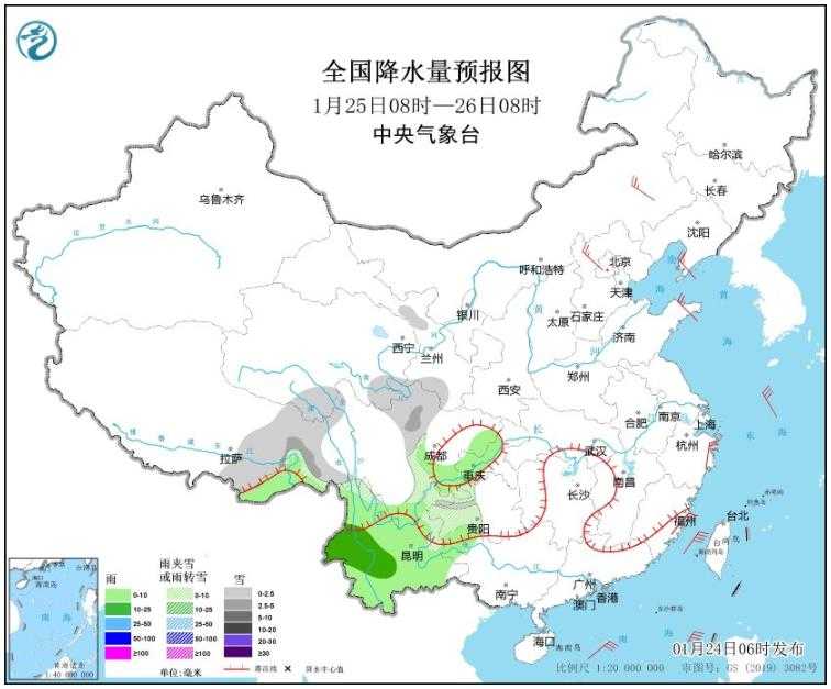 江南华南气温持续低迷 福建广东沿海大风不断