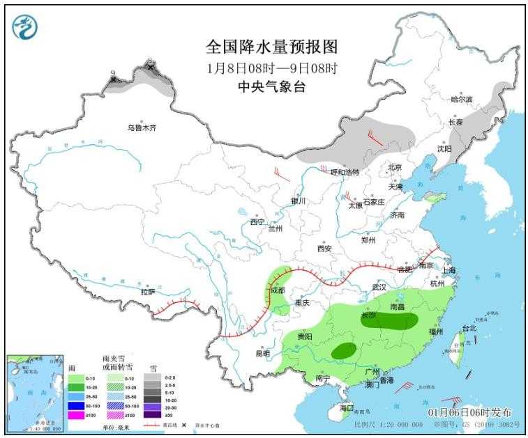 四川大雾天气持续 广西贵州湖南阴雨天气上线