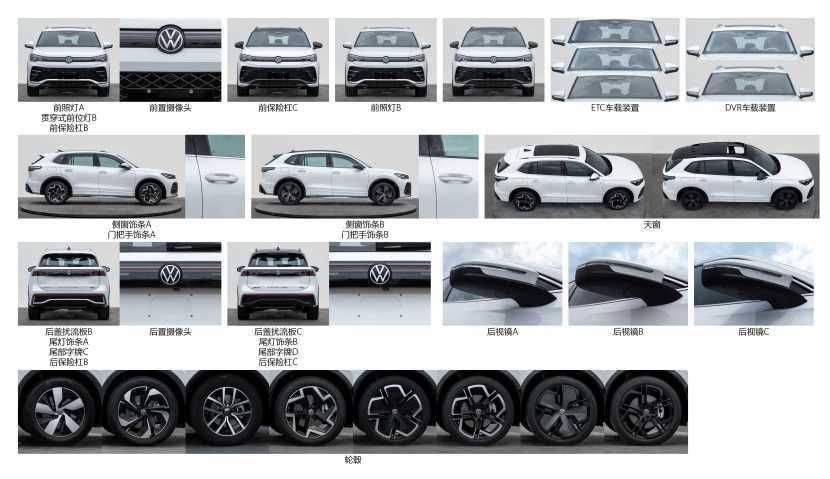 途观L PRO申报信息曝光 与海外版外观一致 尺寸不变插图4