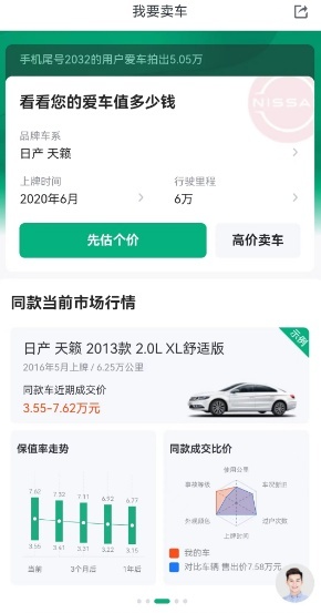 瓜子二手车：二手车估价查询怎么做？车有所值还要看能否试驾7天