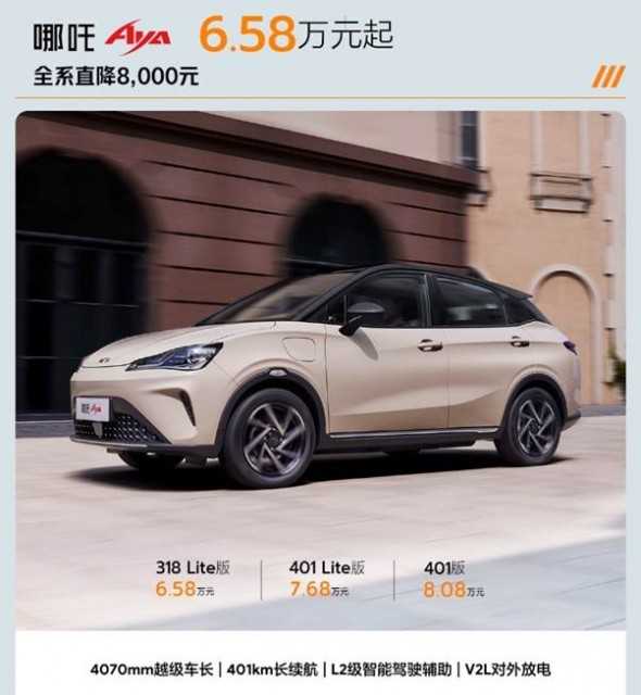 哪吒X全系价格直降2.2万元：9.98万元起插图4