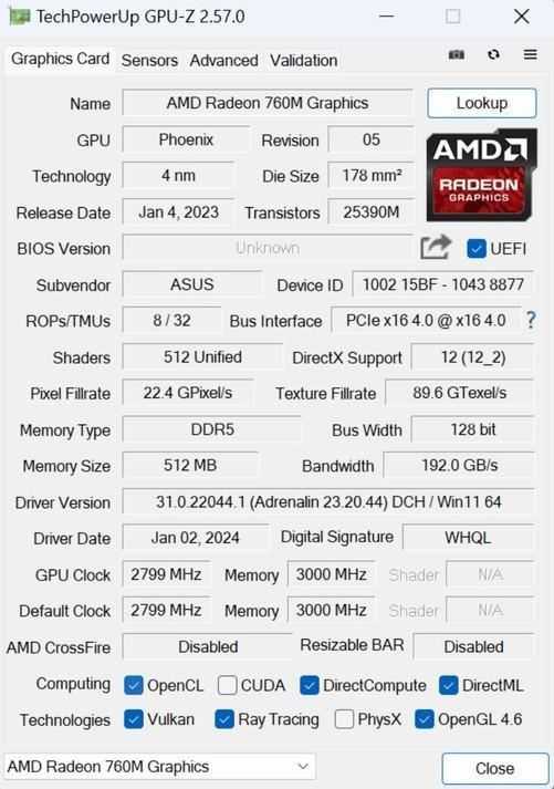 全线内置NPU! AMD锐龙8000G处理器首发测评插图4