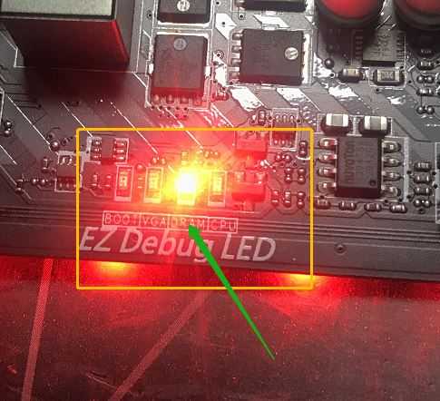 微星主板EZ Debug指示灯怎么判断开机点不亮故障插图4