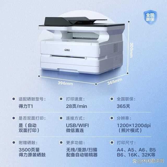 得力M2500ADW打印机怎么样? 得力m2500adw打印机评测插图