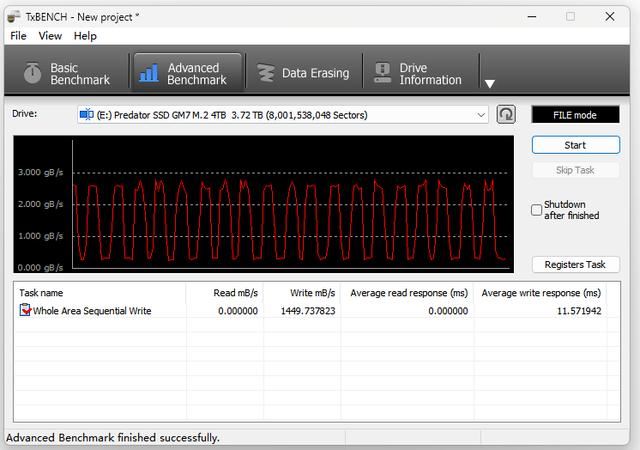 超高性价比PCIe4.0固态硬盘 宏碁掠夺者GM7 4TB固态测评插图34