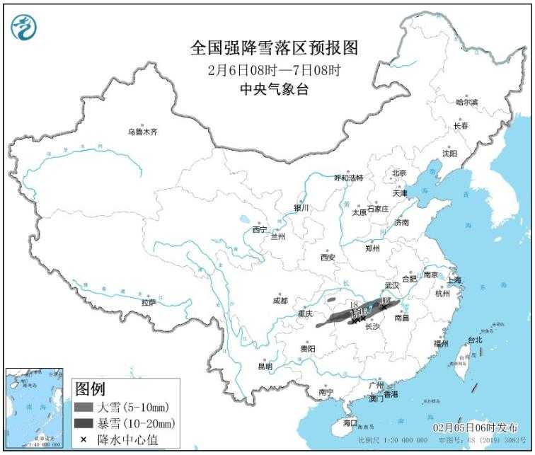 雨雪冰冻天气影响 安徽湖南等地将有大雪冻雨