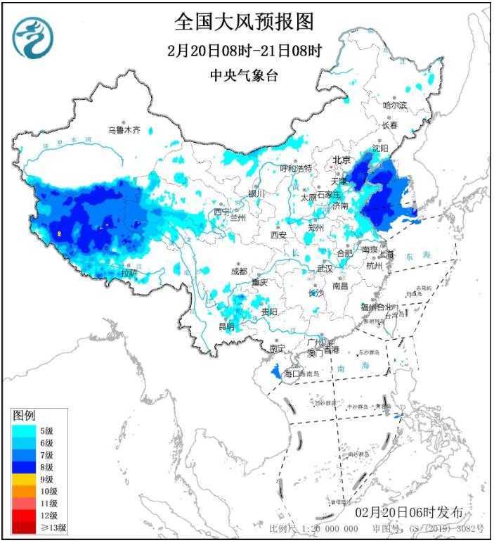 龙年首场寒潮影响还在持续 中东部局地降温将超20℃