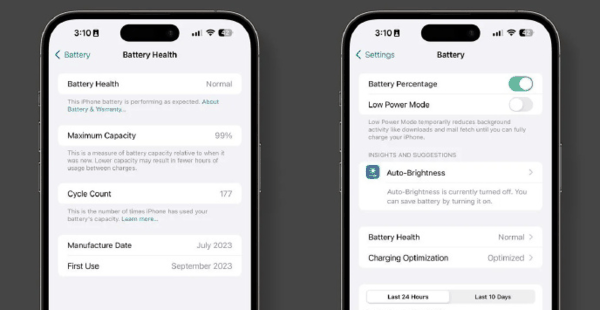 新版iOS优化电池健康状态显示 有果粉认为苹果在制造电池焦虑