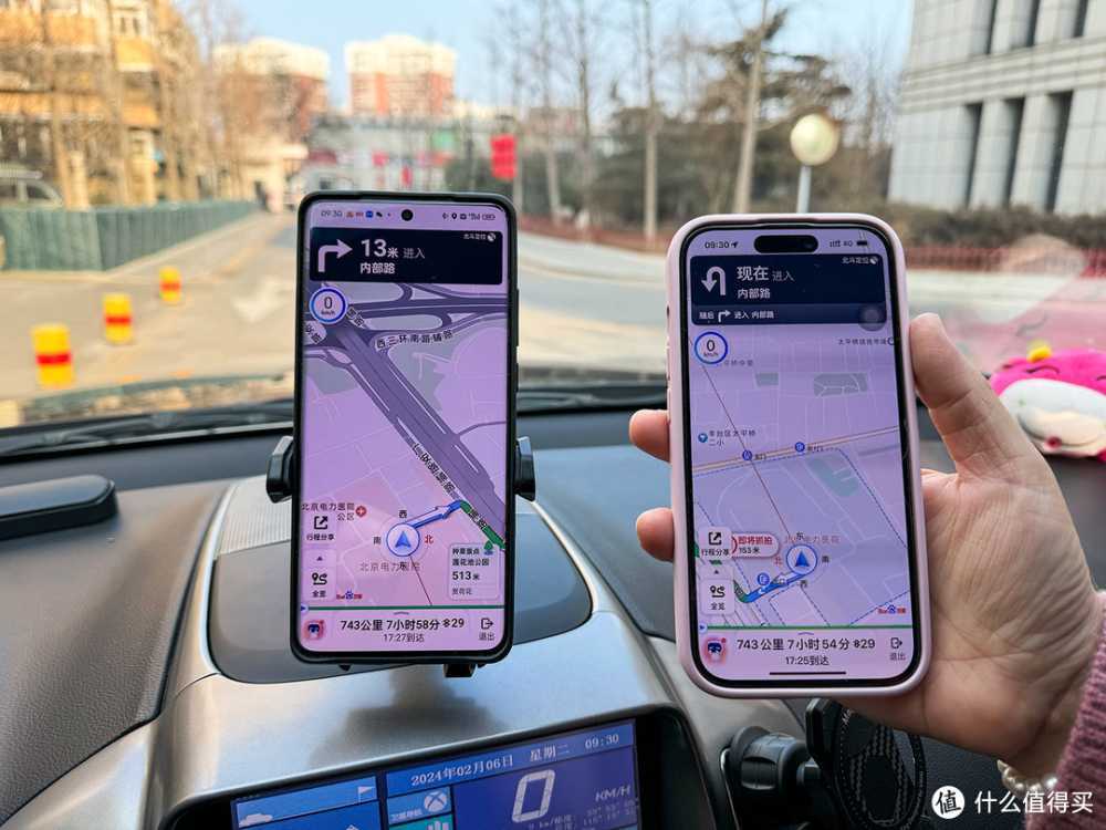 一加12 VS iPhone15对比测试：743公里百度地图全程续航 & 充电 & 影像
