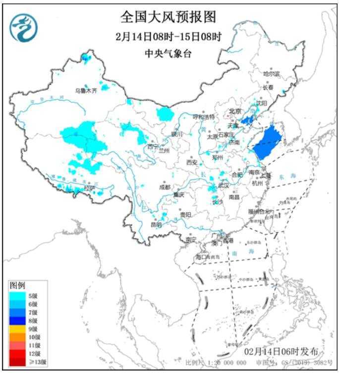 江淮江汉等地有小到中雨 华北中南部等地大气扩散条件转好