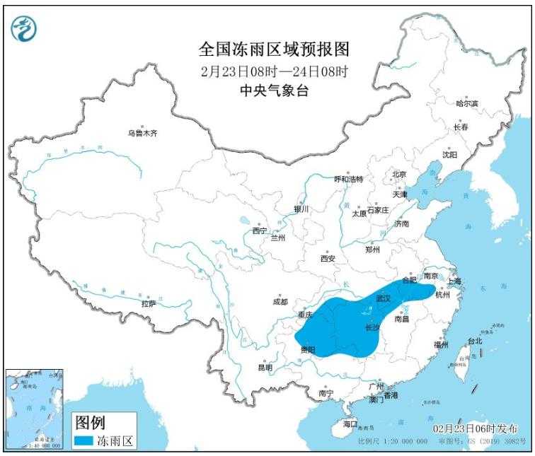 寒潮来袭我国大部地区气温将持续偏低 南方部分地区还有冻雨